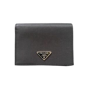 Authentic PRADA Nylon Bifold TESSUTO NERO
Saffiano Leather Black Wallet